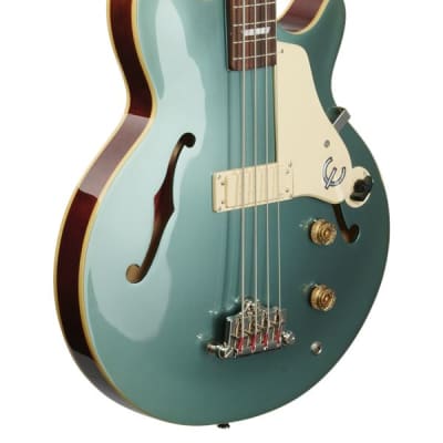 Epiphone Jack Casady Signature Bass Guitar Pelham Blue image 9