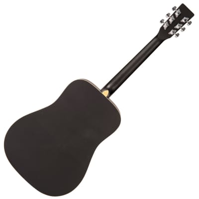 Encore Acoustic Guitar ~ Black image 2