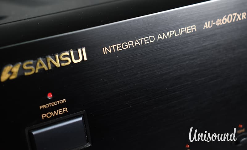 Sansui AU-α607XR Black Integrated Amplifier in Excellent Sansui AU-α607XR Black Integrated Amplifier in Excellent