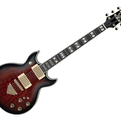 Used Ibanez AR325QADBS AR Standard Electric Guitar - Dark Brown Sunburst for sale