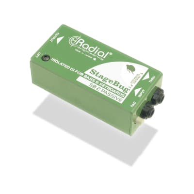 Radial Engineering STAGEBUG-SB2 StageBug SB-2 Compact Passive DI for Instruments image 1
