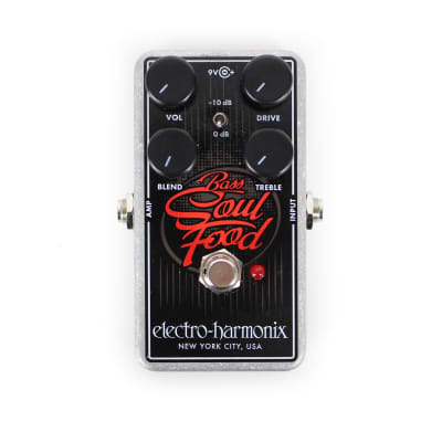 Electro-Harmonix Bass Soul Food Overdrive Effects Pedal