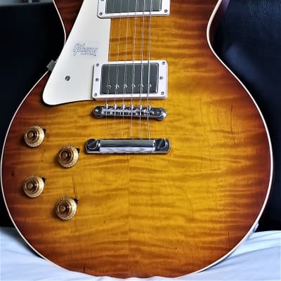 Left Handed 2018 Gibson Historic 1959/R9 Les Paul, New with COA/OHSC, Magnificent Top! image 12