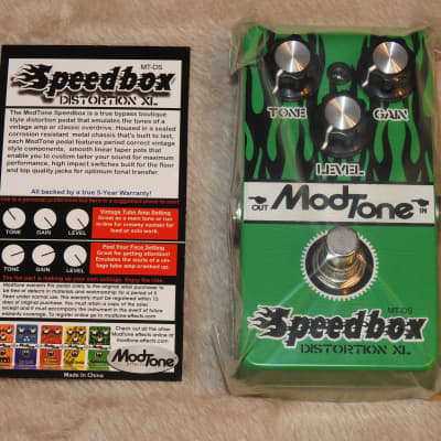 Modtone Speedbox Distortion XL Pedal MT-DS  Brand New! image 2