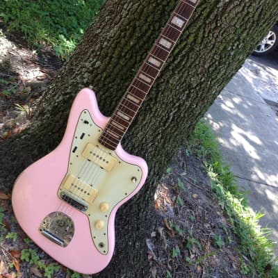 Fender Jazzmaster vintage 1961 ash body / 1969 neck - Shell pink - Demo inside! image 3