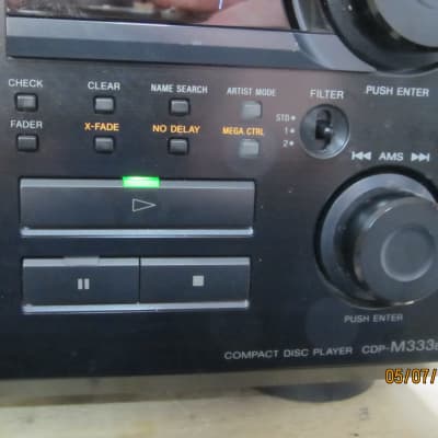 Rare Sony ES Series  CDP-M333ES 400 Audio Disc Mega Changer -  Serviced  - Optical Out - Lots O' PIX image 16