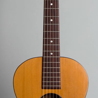 Washburn Style E Flat Top Acoustic Guitar, made by Lyon & Healy (1923-5), black hard shell case. image 9