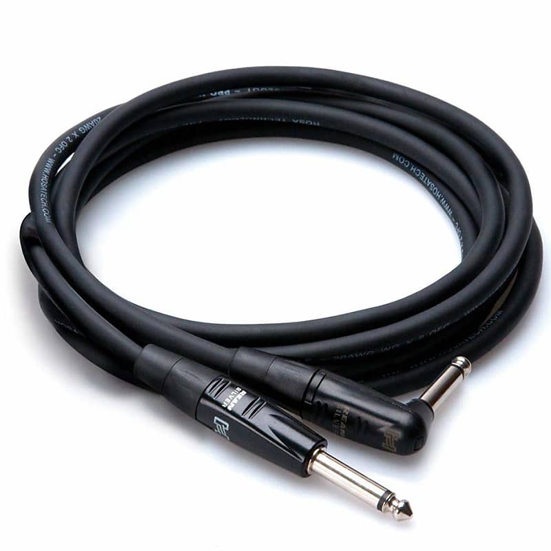 Hosa REAN Straight to Right Angle Pro Guitar Cable 20 Feet Free Shipping image 1