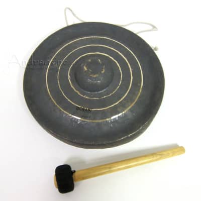 13 3/4" Traditional Chinese Bao Gong w/ Beater image 1