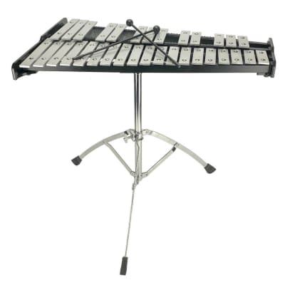 Zenison 32 Key XYLOPHONE 2.5 Octave GLOCKENSPIEL with STAND Gig BAG and Mallets image 7