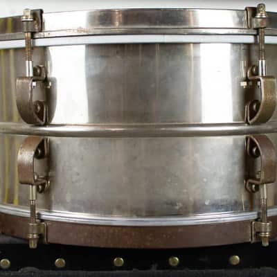1940s Leedy 6.5x14 "Commander" Snare Drum image 6