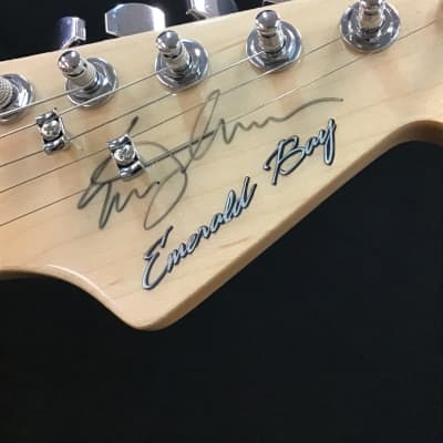 Emerald Bay custom shop electric guitar autographed by Eric Johnson image 3