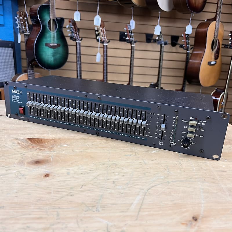 Ashly GQX3101 31Band Graphic Equalizer Rack Unit Reverb