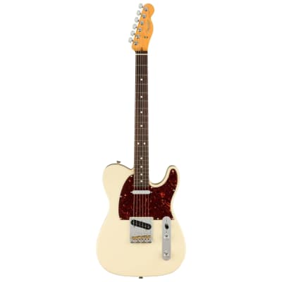 Fender American Professional II Telecaster Electric Guitar (Olympic White, Rosewood Fretboard) image 3