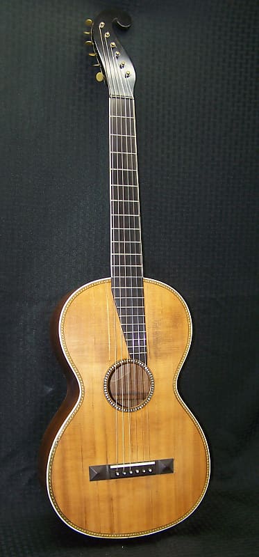 Unknown Martin/Stauffer style parlor guitar 1830s/40s image 1