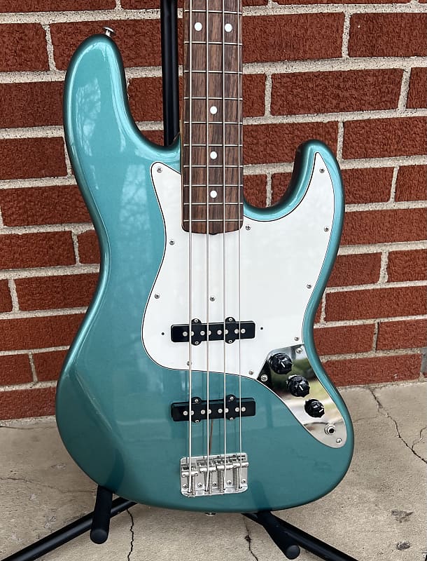 1990's Fernandes LEB-1 Jazz Bass Guitar & Fender Gib-Bag