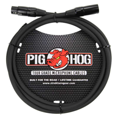Pig Hog 8mm 6ft XLR Microphone Cable image 1