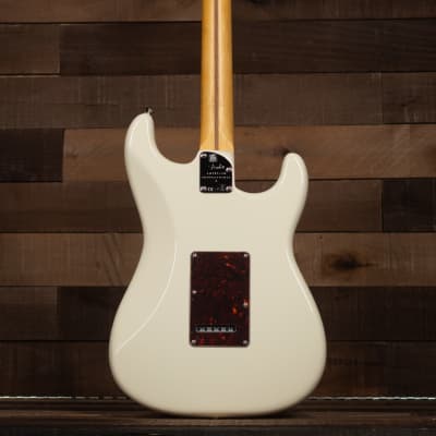 Fender American Professional II Stratocaster Left-Hand, Maple, Olympic White image 4