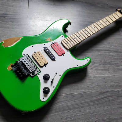 Charvel Masterbuilt Steve Vai Green Meanie | Reverb