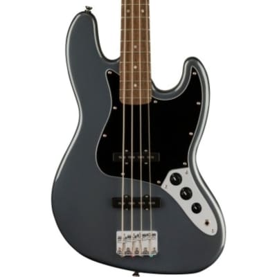 Squier AFFINITY SERIES JAZZ BASS (Charcoal Frost Metallic) image 1