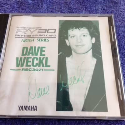 Yamaha RSC3071 "Dave Weckl" Artist Series PCM Card for RY-30/RM-50 • Excellent Condition • RARE image 1