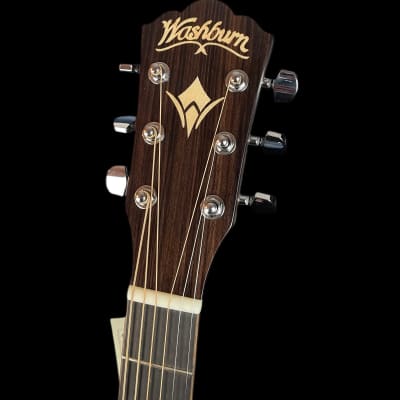 Washburn WCG20SCE Comfort Series Electro Acoustic Guitar in Natural image 8
