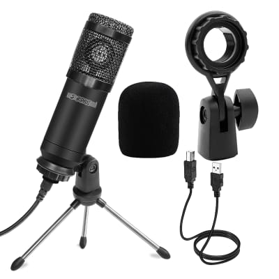 FIFINE A6V Gaming PC USB Podcast Condenser Microphone