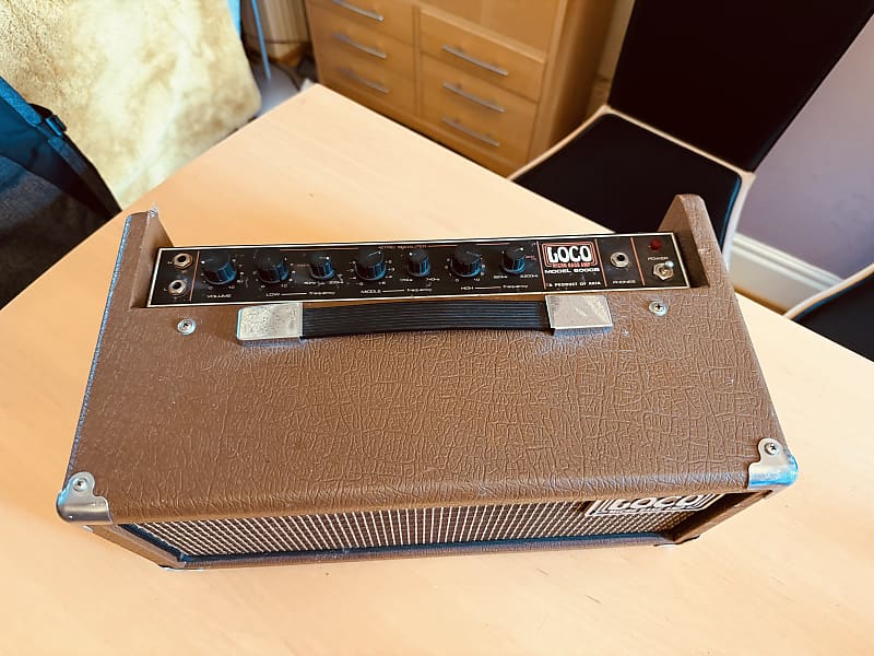 Aria Loco Bass Amp Head late 70s - Brown tolex