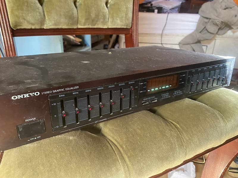 RARE VINTAGE ONKYO  EQUALISER - EQ240 1988-1990 - Black  			