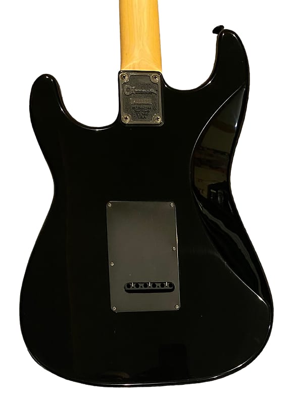 彫刻 A-1 Charvel Model 1A - 1987 - Black - First Run - Made in Japan