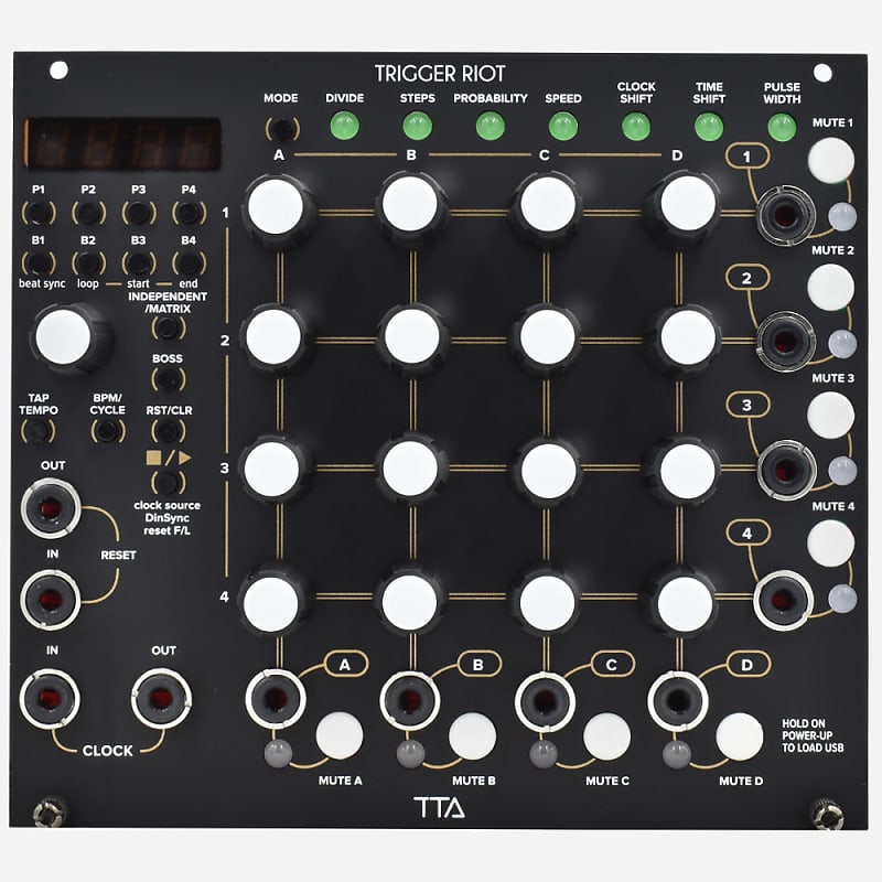 Tip-Top Audio TRIGGER RIOT Eurorack Clock Divider and Generative Rhythm Sequencer image 1
