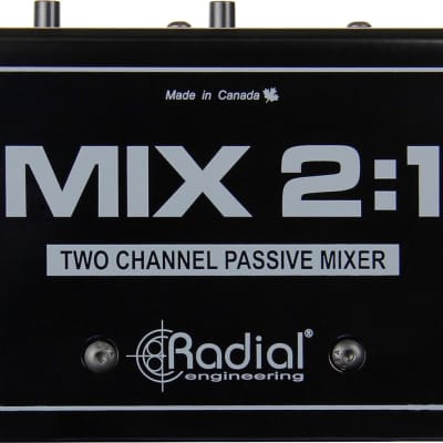 Radial Engineering MIX 2:1 Passive Stereo Summing Mixer 2-Channel Stereo-to-Mono image 7
