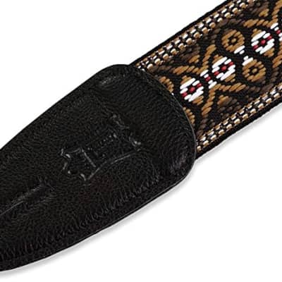Levy's M8HT-20 2" Jacquard Weave Hootenanny 60's Style Guitar Strap image 2