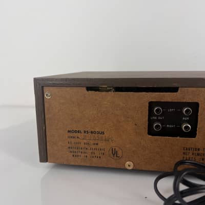 Panasonic RS-803US 8 Track Stereo Cartridge Recorder Vintage - Wood image 5