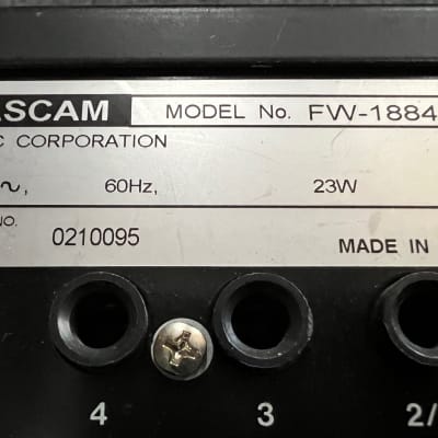 TASCAM FW-1884 - FireWire Audio/MIDI Interface and Control TASCAM FW-1884 - FireWire Audio/MIDI Interface and Control