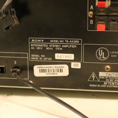Sony TA-AX285, JX285, PS-LX285, Amp, Record Turn Table, Tuner + Broken Cassette Bild 3
