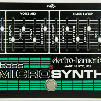 Electro-Harmonix Bass Microsynth Synthesizer pedal image 5