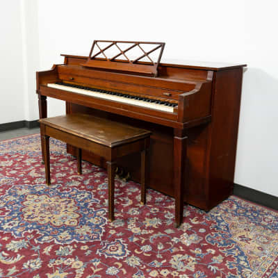 Kimball Classic Upright Piano | Satin Mahogany | SN: 615879 image 1