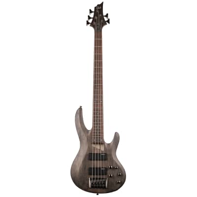 ESP LTD B-205SM See Thru Black Satin - 5-String Electric Bass for sale