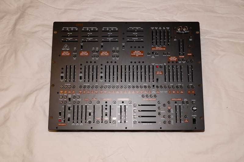 Behringer 2600 Semi-Modular Analog Synthesizer 2020 - Present - Black image 1