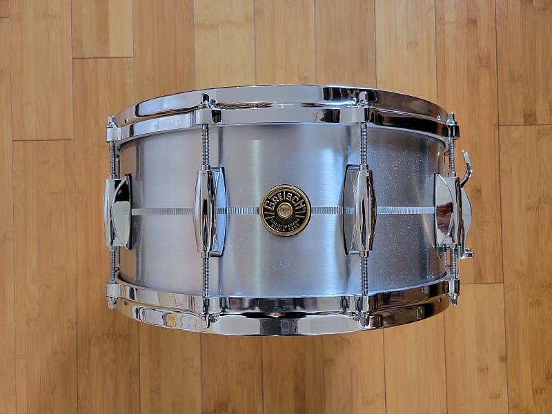 Snares - Gretsch 6.5x14 USA Custom Solid Aluminum Snare Drum image 1