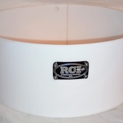 RCI DRUM SHELL ACRYLIC SUPER WHITE  Age unknown - Gloss white FREE SHIP TO CUSA image 1