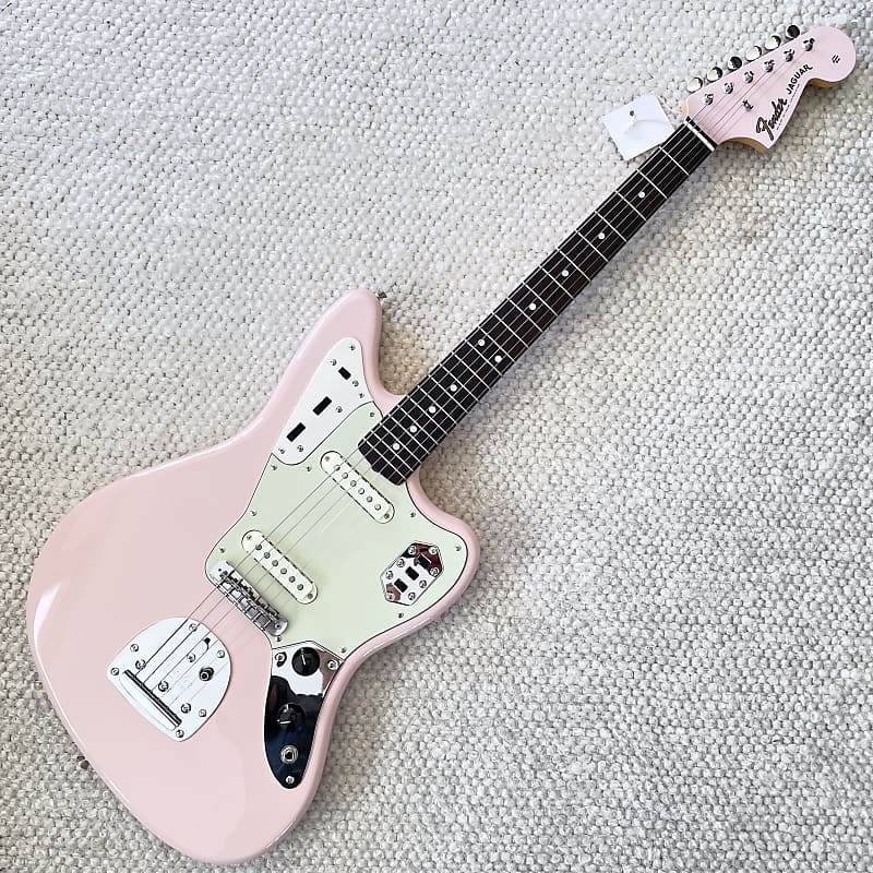 2024 Fender Japan FSR Traditional II 60s Jaguar MIJ - Shell Pink with  Matching Headstock