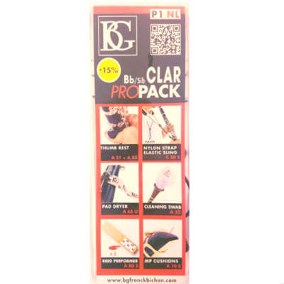 BG Model P1NL Pro Pack for Bb Clarinet (Strap, Swab, Pad Dryer, Mpc Cushions, Thumb Rests) image 2
