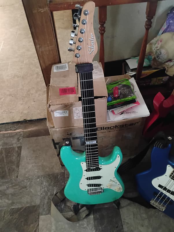 Schecter Nick Johnston traditional 2020 - Atomic Green image 1