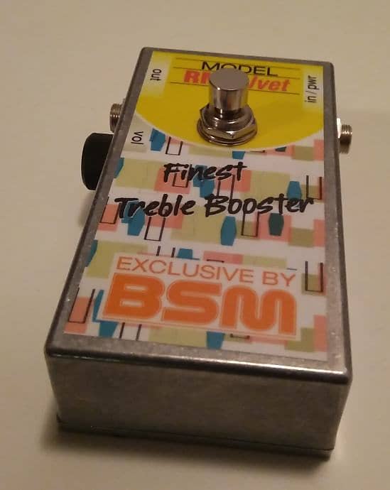 BSM RM Velvet Treble Booster with OC76 Germanium transistor