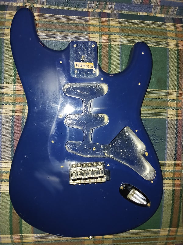 Fender Squire Affinity Strat Body 2002 Blue Reverb