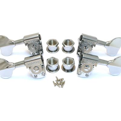 Grover 145C Titan® Electric Bass Tuning Machines, 2 + 2, Chrome image 1