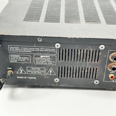 Gemini PVX 125 Professional Power Amplifier 800w DJ Stereo Amp image 7