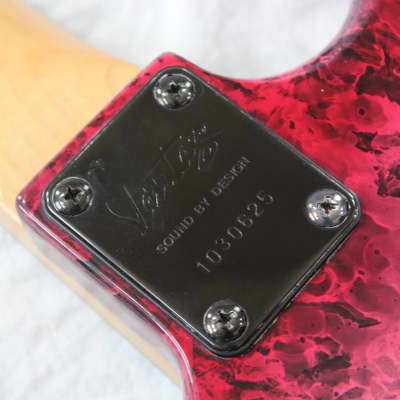 1981 Vantage 525B PJ Rare Made in Japan Vintage 4 String Bass - Purple Red Nebula + Hard Case image 23